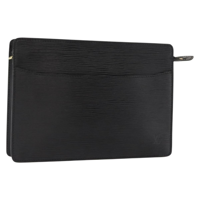 【日本直送】路易威登 Epi Pochette Homme 手拿包黑色 Noir M52522 LV 正品 ep11666-0