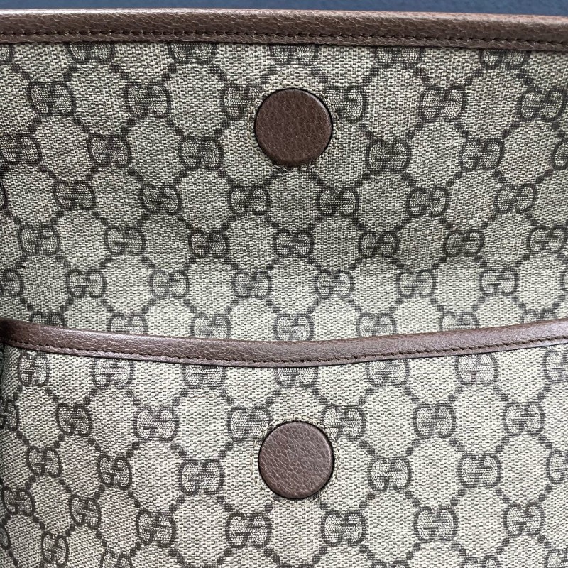 Gucci古馳 經典老花虎頭腰包斜背包-15