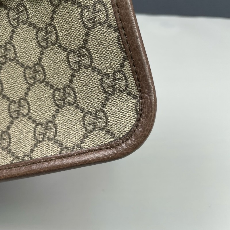 Gucci古馳 經典老花虎頭腰包斜背包-20