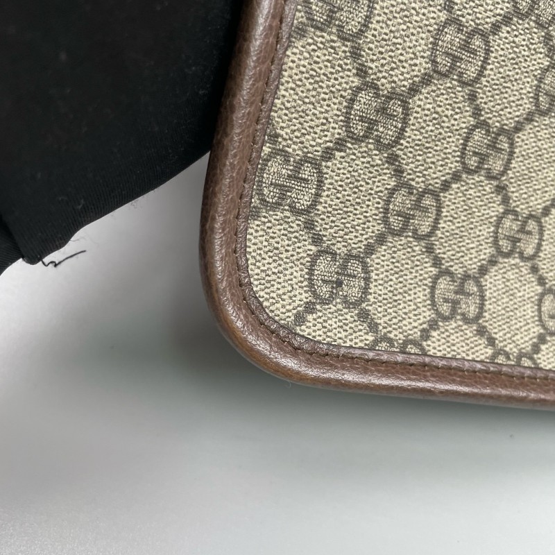 Gucci古馳 經典老花虎頭腰包斜背包-21