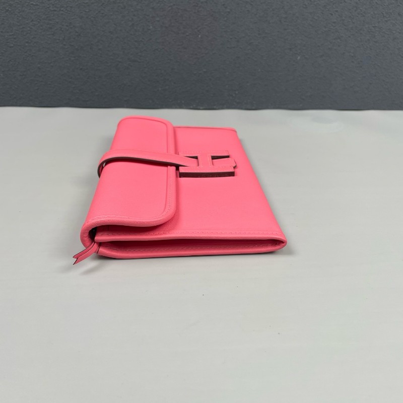 Hermes 唇膏粉色全皮jige二合一手拿包-3