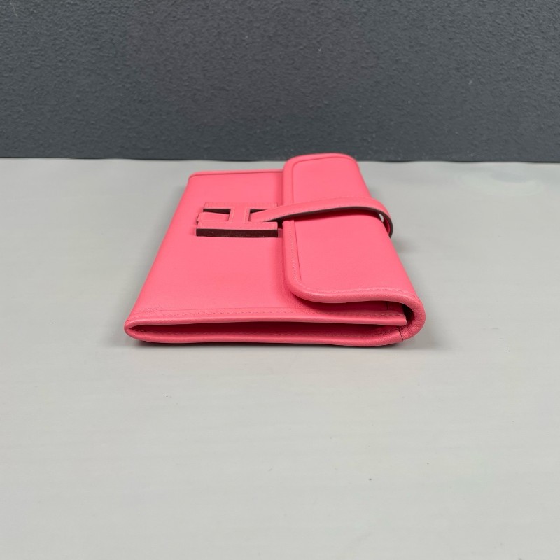 Hermes 唇膏粉色全皮jige二合一手拿包-4