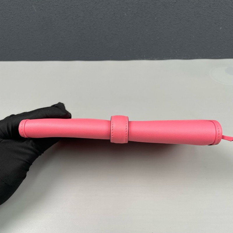 Hermes 唇膏粉色全皮jige二合一手拿包-6