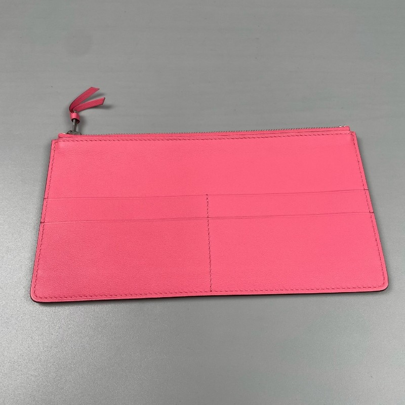 Hermes 唇膏粉色全皮jige二合一手拿包-21