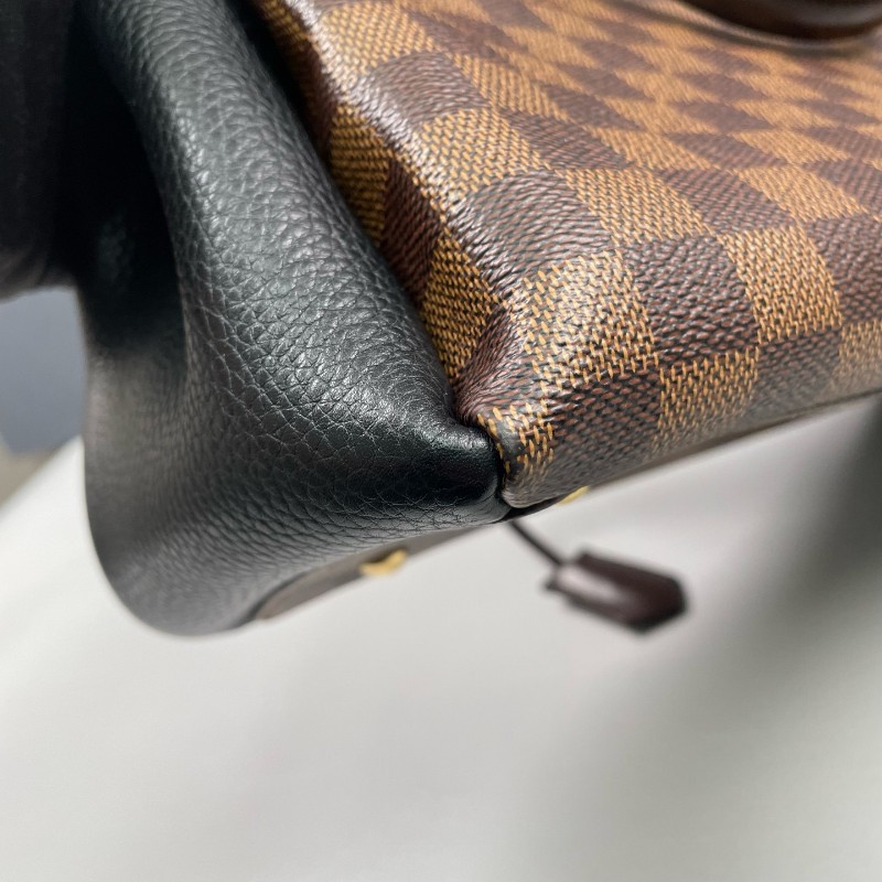 LV路易威登 棕棋盤格拼黑色Normandy-23