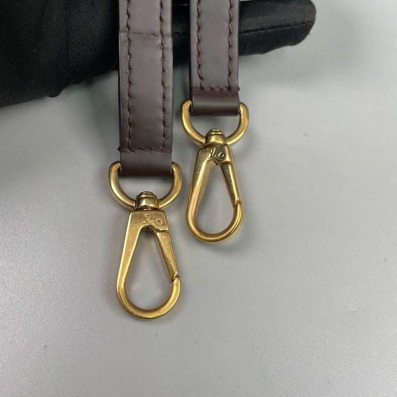 LV路易威登 棕棋盤格拼黑色Normandy-24