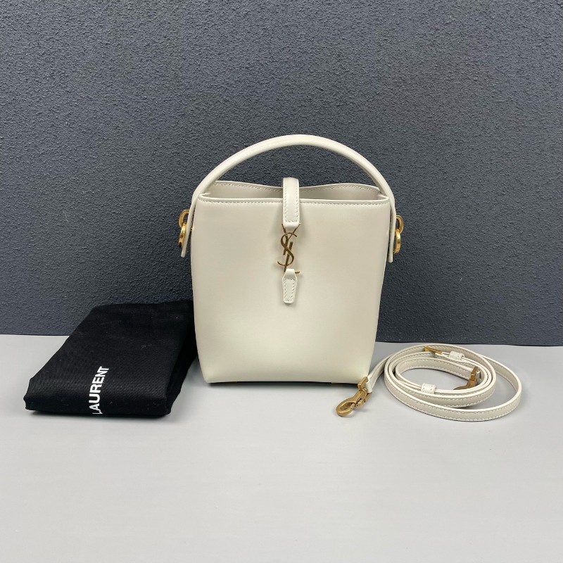 YSL白金全皮LE 37迷你水桶包-0