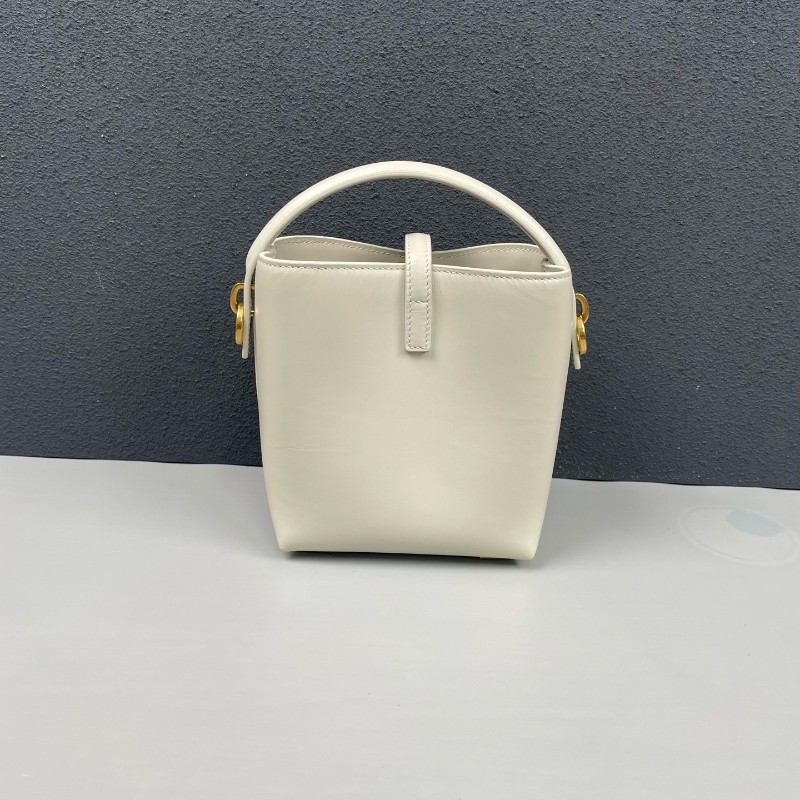YSL白金全皮LE 37迷你水桶包-1