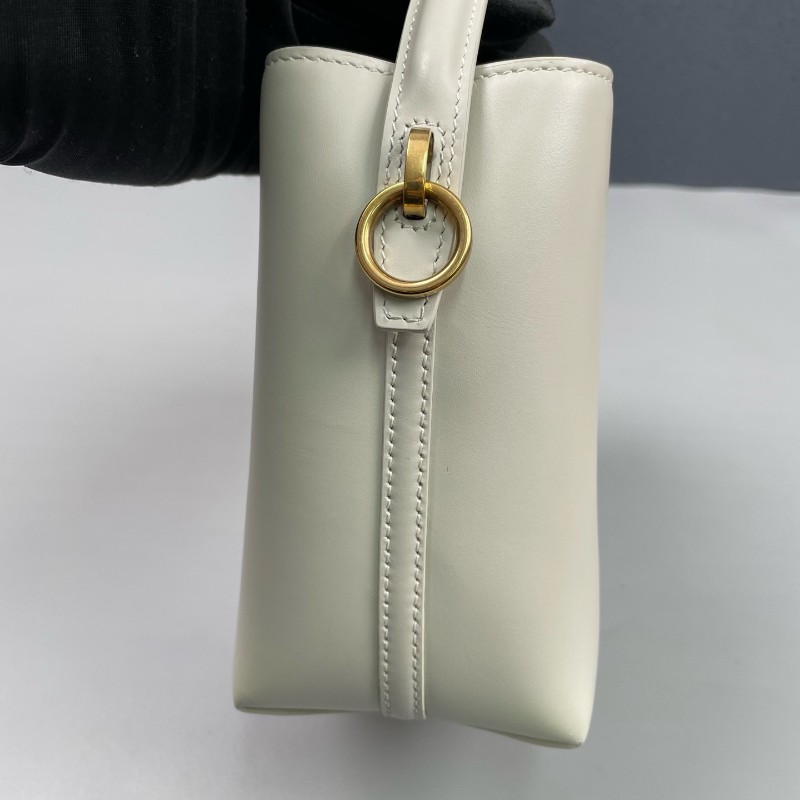 YSL白金全皮LE 37迷你水桶包-10