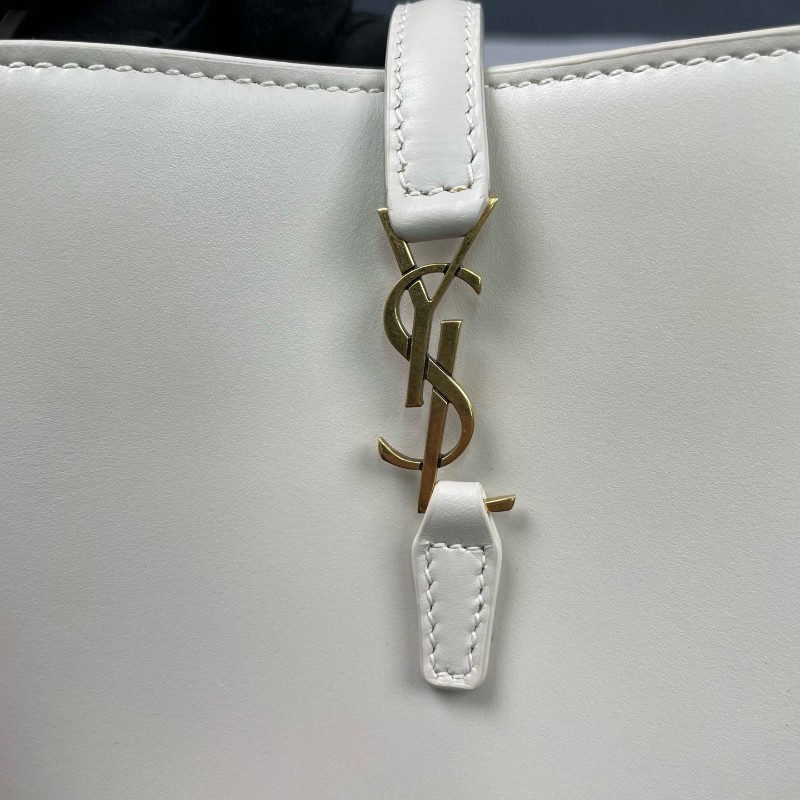YSL白金全皮LE 37迷你水桶包-12