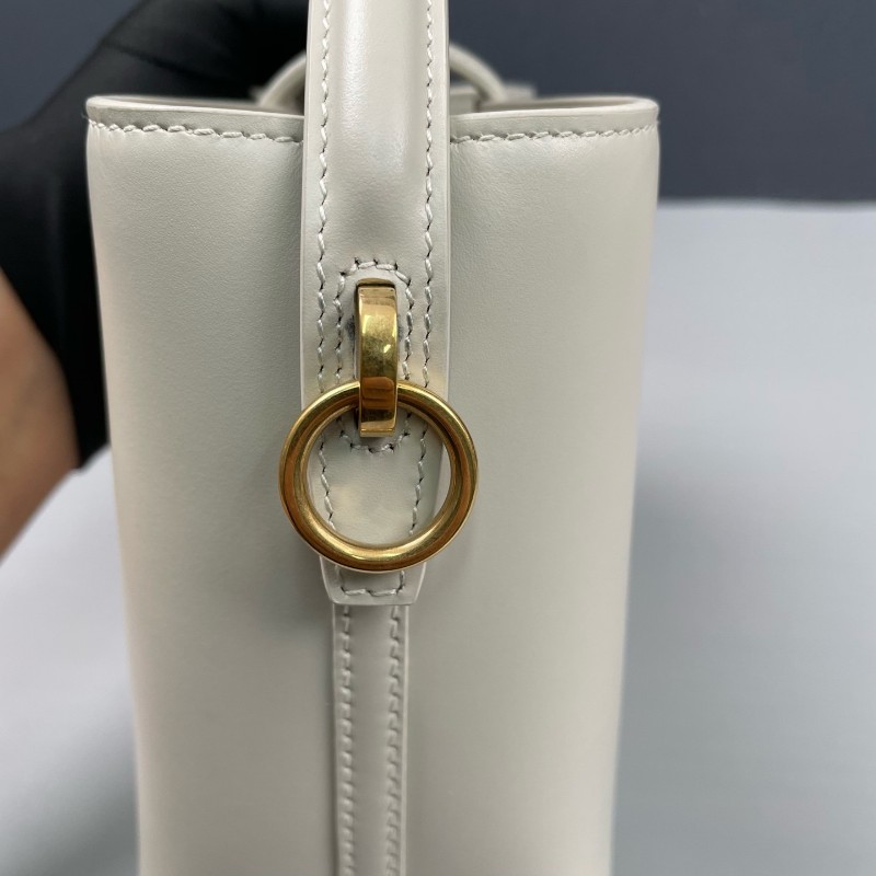 YSL白金全皮LE 37迷你水桶包-13