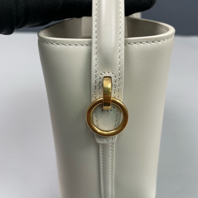 YSL白金全皮LE 37迷你水桶包-14