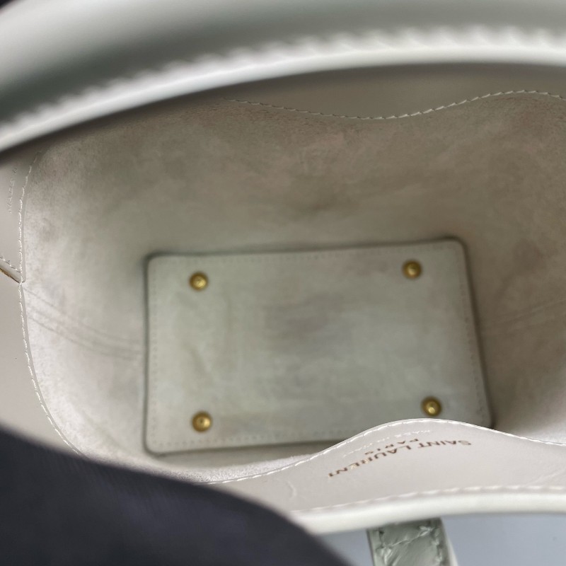 YSL白金全皮LE 37迷你水桶包-20