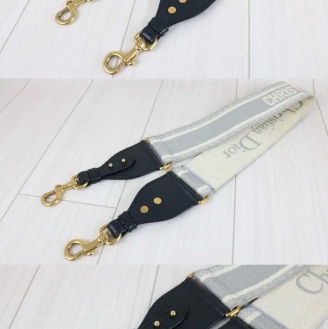 「JL精品代購」9新 Dior 老花馬鞍包 灰中號-9