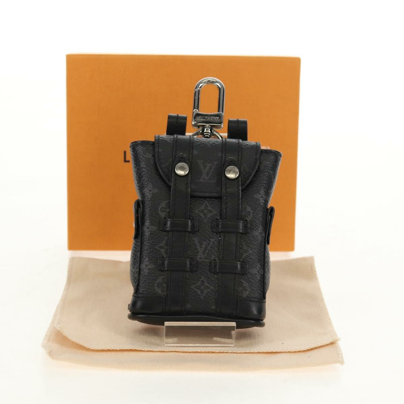 【日本直送】路易威登 Monogram Eclipse Bijoux Sac Mini Christopher M77166 Auth 147262M-11