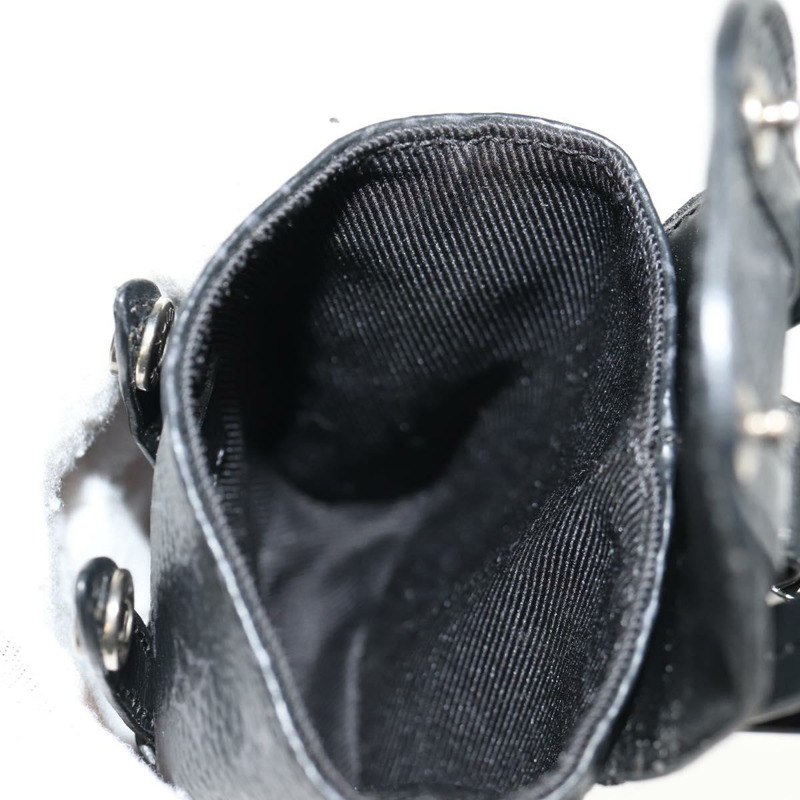 【日本直送】路易威登 Monogram Eclipse Bijoux Sac Mini Christopher M77166 Auth 147262M-18