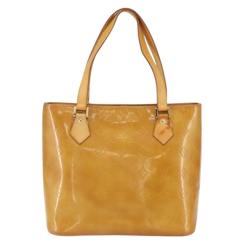 【日本直送】路易威登 Monogram Vernis Houston 手提包 米色 M91004 LV 正品 bs30619-12