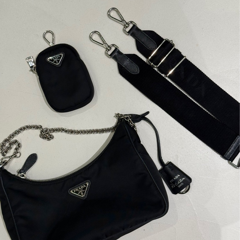 Prada 三合一包 九成新 閑置品-0