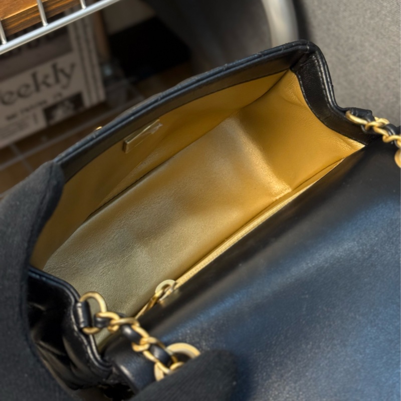 Chanel 核桃金球方胖黑色✨最新晶片款-17