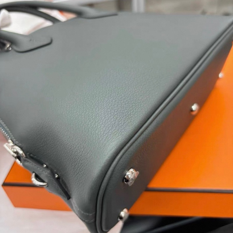 Hermes Y7颶風藍 Bolide25，U刻，evercolor，包身五金膜都在，閒置新成色-6