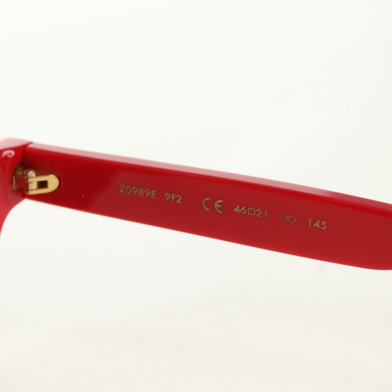 【日本直送】路易威登 LV × Supreme 聯名款太陽眼鏡，紅色塑膠鏡框，LV 正品，貨號 128513M-10