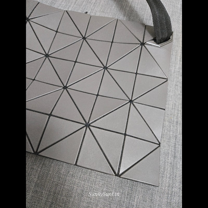 ISSEY MIYAKE 三宅一生BAOBAO 5x6 單肩斜背兩用包 炭灰色-8
