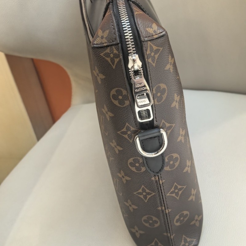 LV老花電腦公文包郵差包 電腦公事包-2