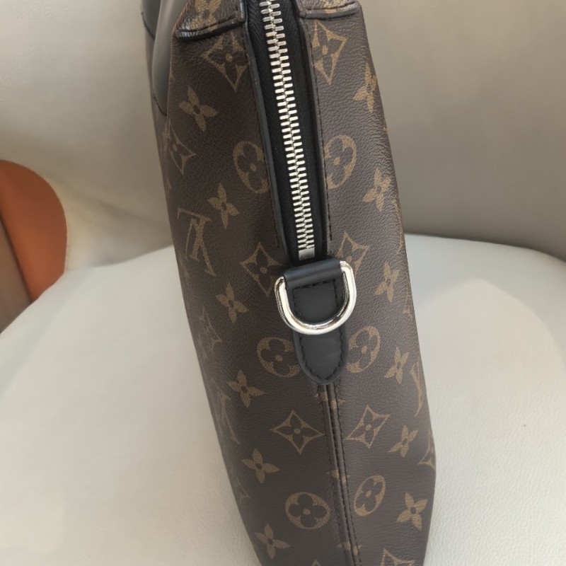 LV老花電腦公文包郵差包 電腦公事包-3