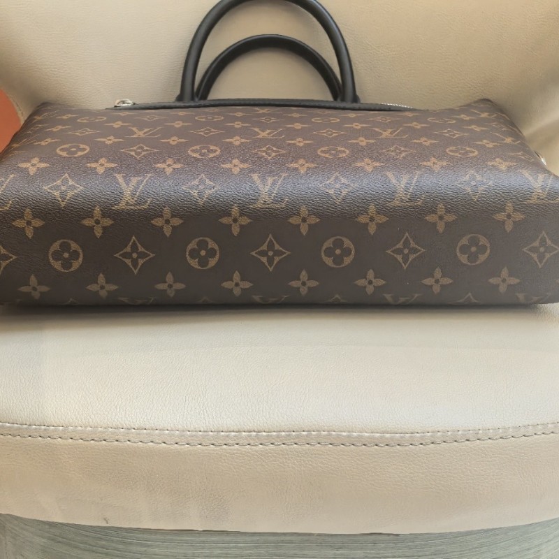 LV老花電腦公文包郵差包 電腦公事包-4