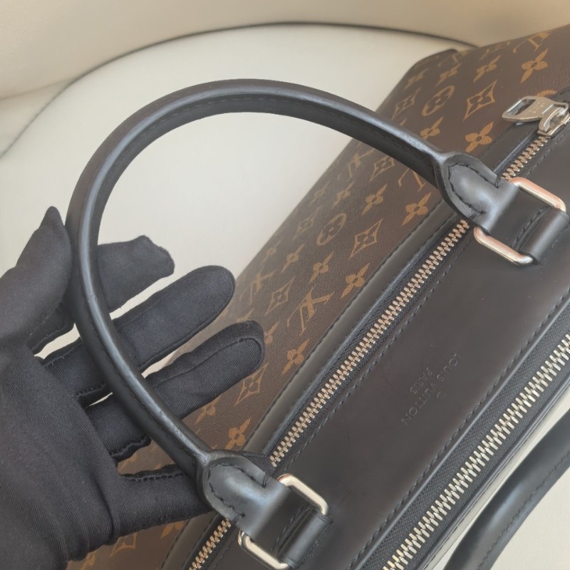 LV老花電腦公文包郵差包 電腦公事包-11