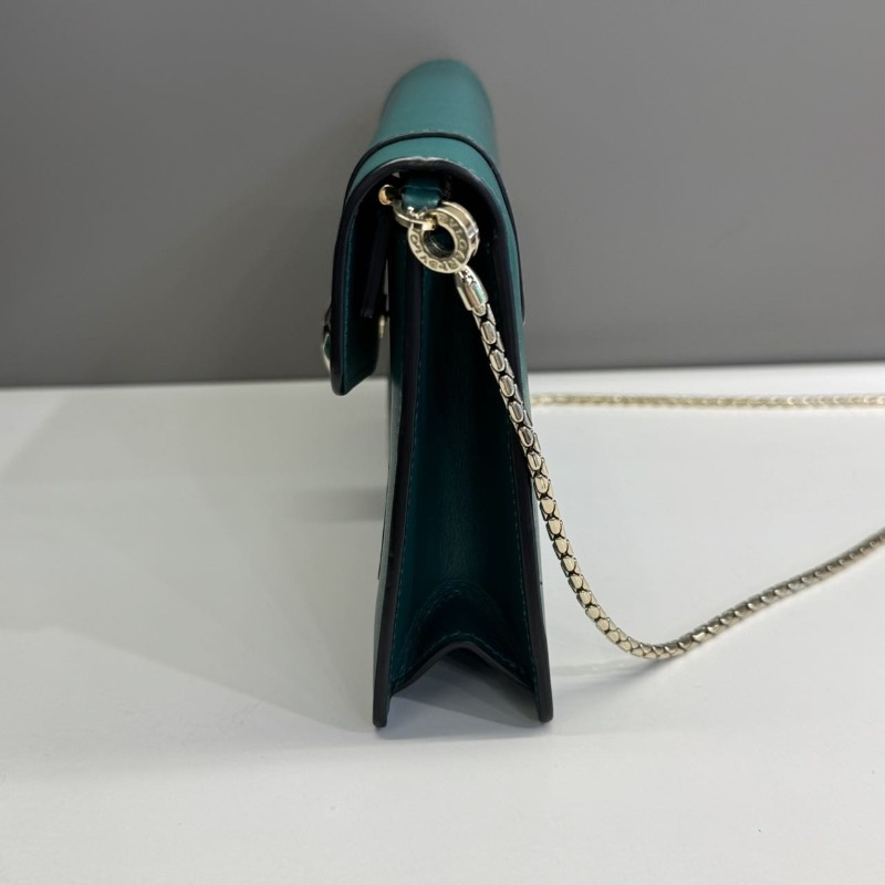 BVLGARI蛇頭包woc祖母綠色-1