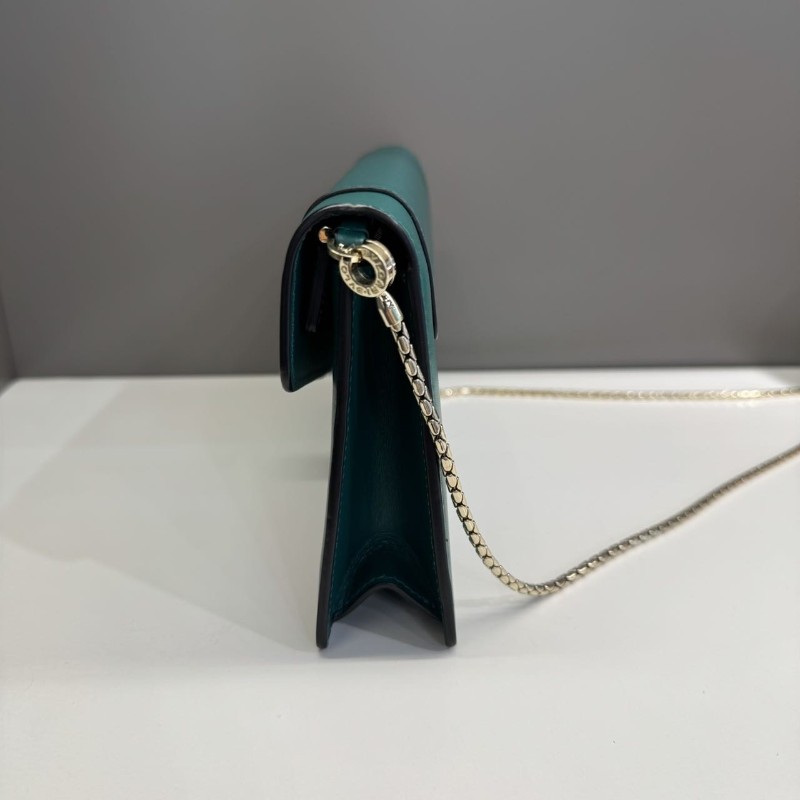 BVLGARI蛇頭包woc祖母綠色-2