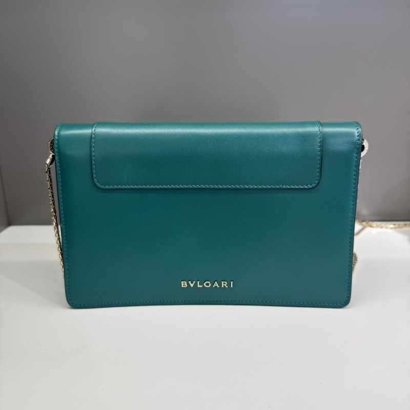 BVLGARI蛇頭包woc祖母綠色-3