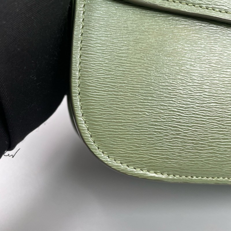 Celine 牙籤紋金扣中號box牛皮 斜背包-22