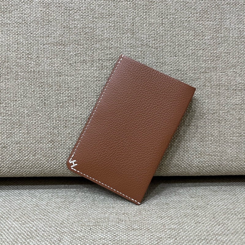 (全新) Hermes H 卡包 Evercolor/GOLD金棕色-0
