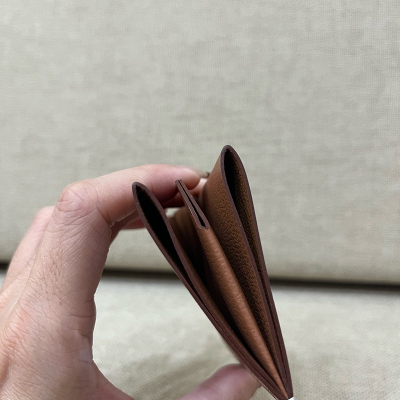 (全新) Hermes H 卡包 Evercolor/GOLD金棕色-2