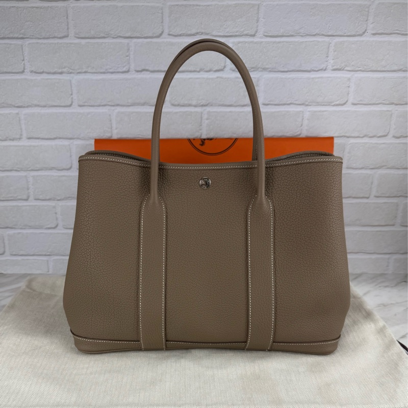 Garden party 36 大象灰銀釦 花園包GP36-0