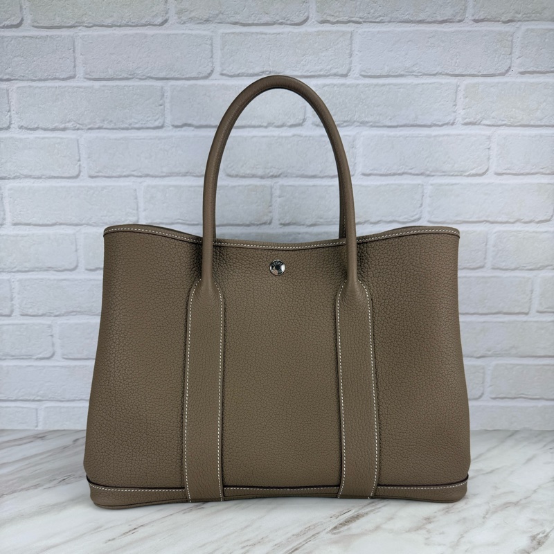 Garden party 36 大象灰銀釦 花園包GP36-6