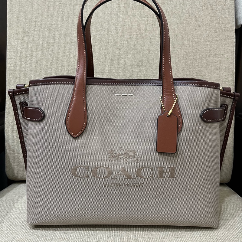 （全新）COACH HANNA CARRYALL 肩背包-0