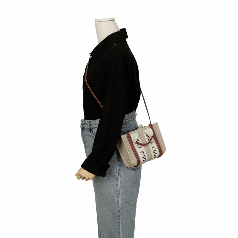 CHLOE CHC22AP237 Woody迷你手提單肩包-8