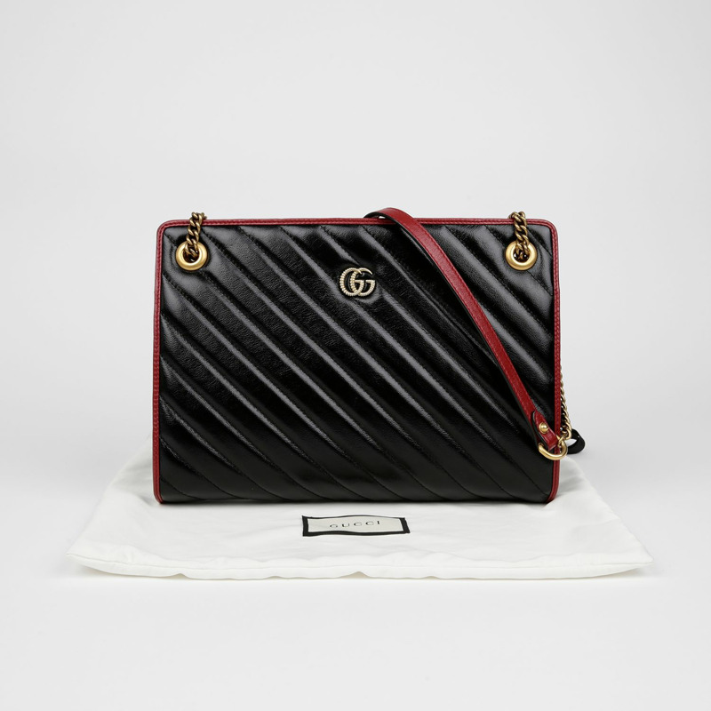 GUCCI GG Marmont 鏈條單肩包 524592-0