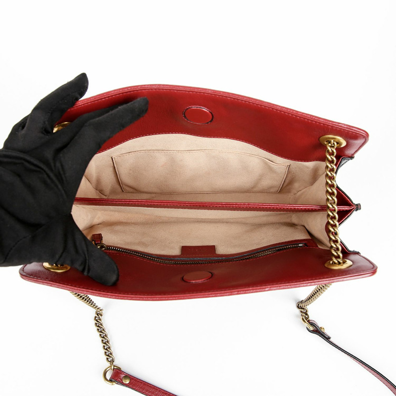 【包稅】GUCCI 524592 GG Marmont 鏈條單肩包-6