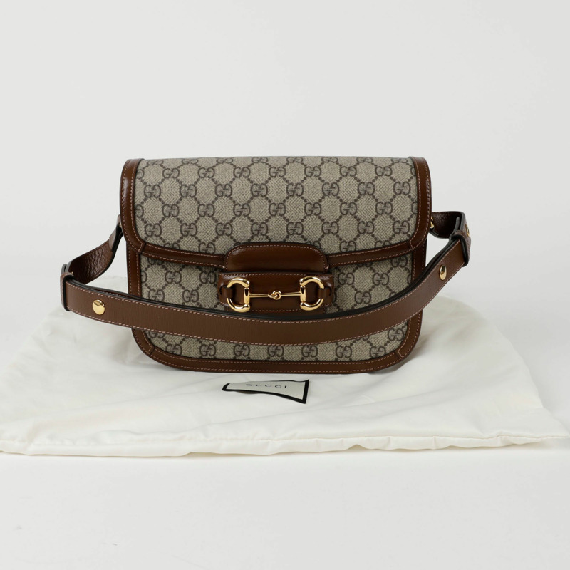 【包稅】GUCCI 602204 馬銜扣環 1955 小號單肩斜背包-0