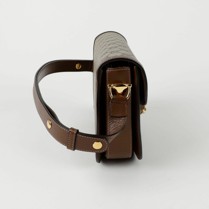【包稅】GUCCI 602204 馬銜扣環 1955 小號單肩斜背包-4