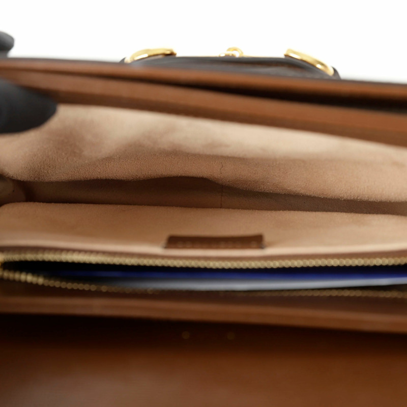 【包稅】GUCCI 602204 馬銜扣環 1955 小號單肩斜背包-7