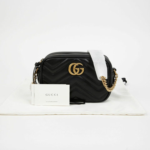 GUCCI GG Marmont迷你鏈單肩斜背包 634785