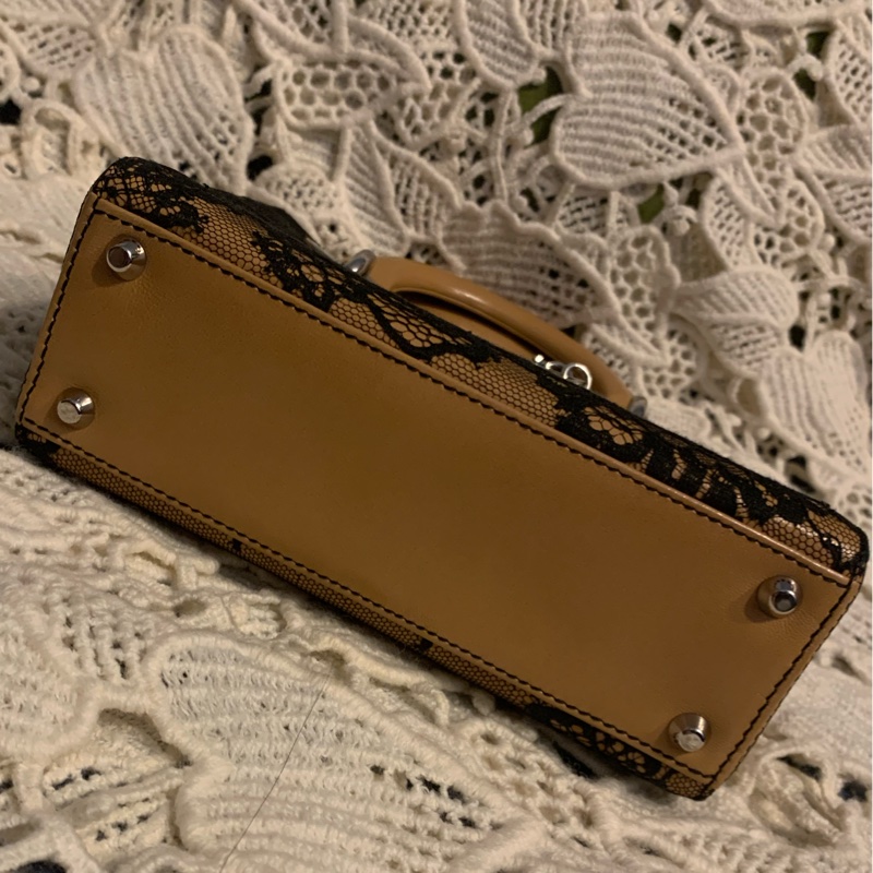 Lady Dior 全球限量發售戴妃包 稀有款頂級法國蕾絲裝飾手提包-9