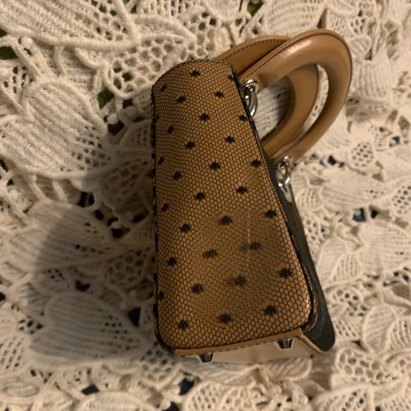 Lady Dior 全球限量發售戴妃包 稀有款頂級法國蕾絲裝飾手提包-21