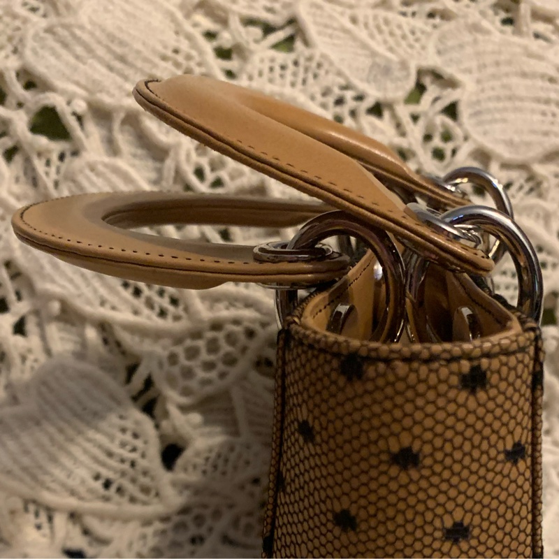 Lady Dior 全球限量發售戴妃包 稀有款頂級法國蕾絲裝飾手提包-26