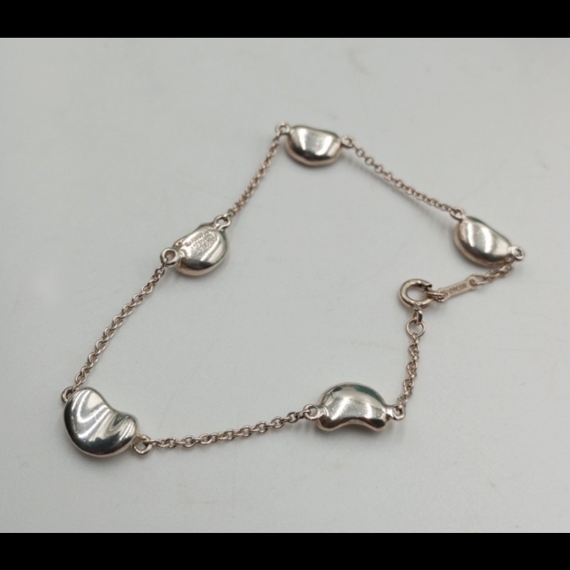 Tiffany&Co 5顆相思豆Bean手鍊-0